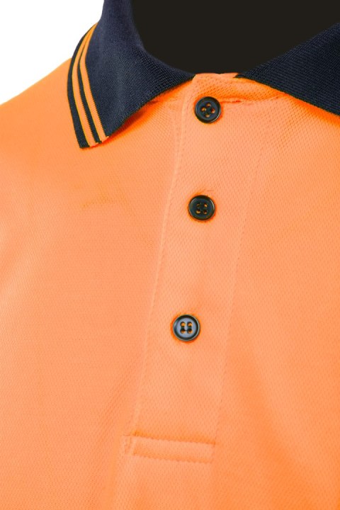 KOSZULKA POLO 50/50 POMARAŃCZ KAT. II BF012 - Pomarańcz (_o) 3XL.