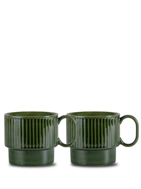 Kubek do herbaty COFFEE & MORE 2-szt, zielony Kubek do herbaty COFFEE & MORE 2-szt, zielony