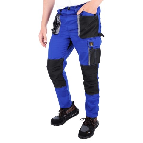 SPODNIE DO PASA PROMAN STRETCH 250 NIEBIESKI ROZM. 58