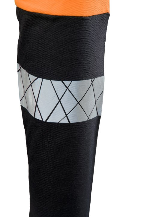 ECO RIVAL KOSZULKA LONGSLEEVE CZARNY/POMARAŃCZ - Pomarańcz (_o) 2XL.