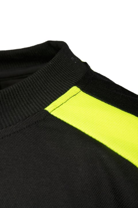ECO RIVAL KOSZULKA LONGSLEEVE CZARNY/ŻÓŁTY - Żółty (_y) L