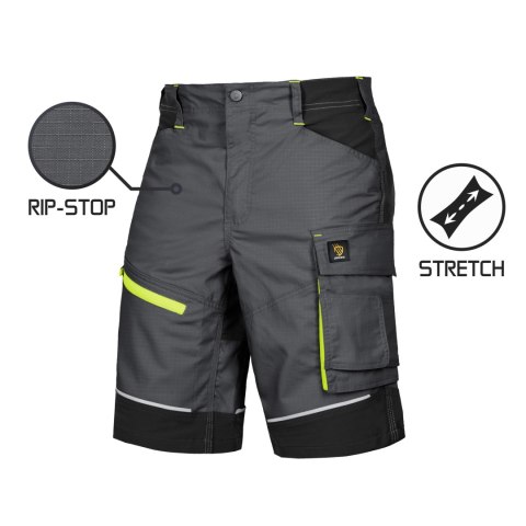 SPODNIE KRÓTKIE LIDO SPANDEX GRAY ROZM.50 SPODNIE KRÓTKIE LIDO SPANDEX GRAY ROZM.50